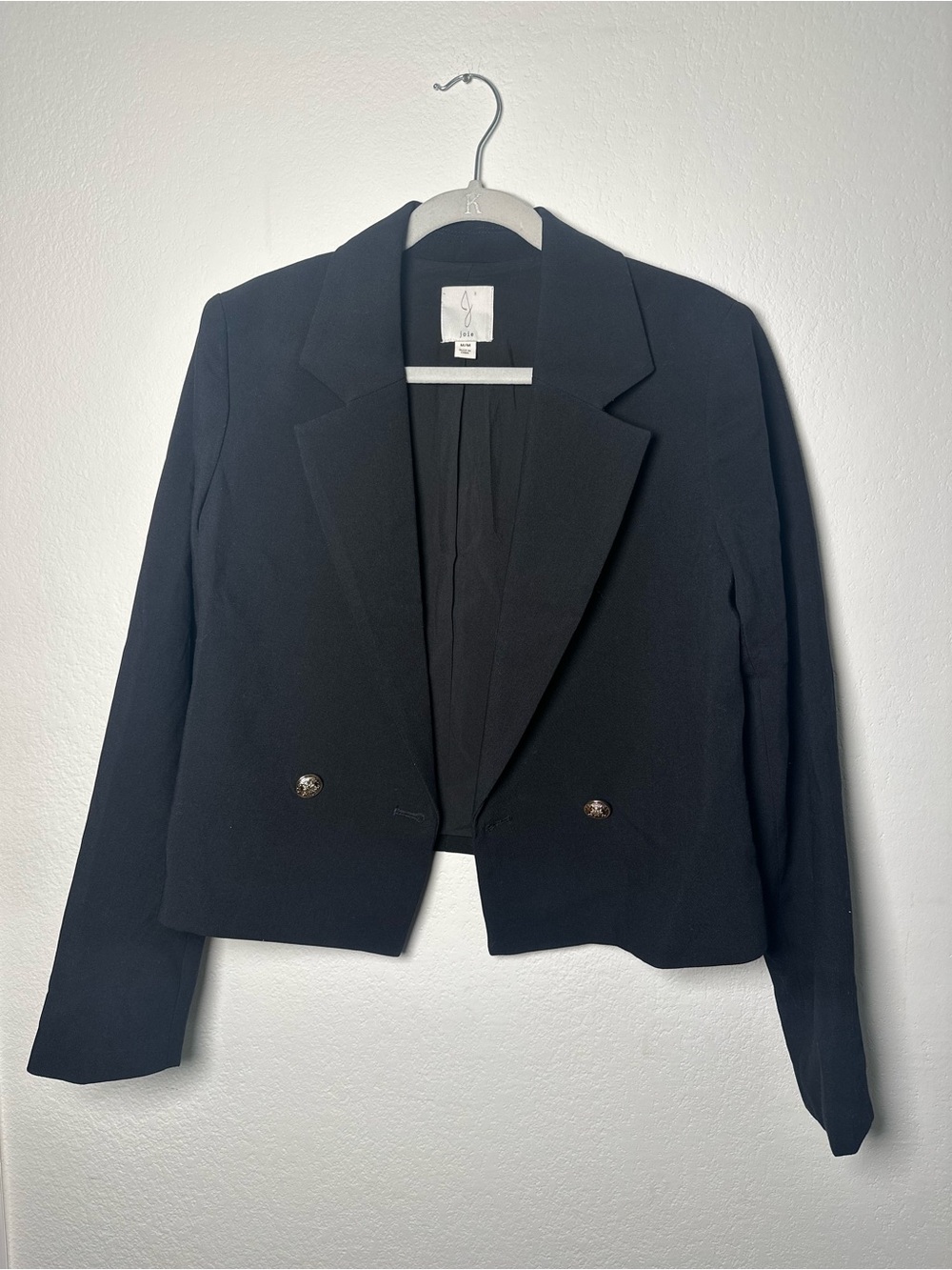 Joie Women's Black Cropped Blazer Jacket